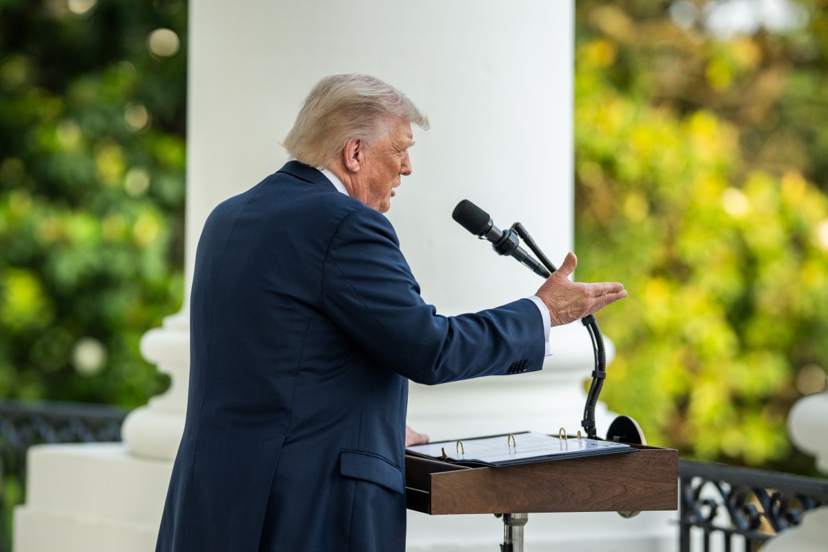 President Donald Trump gives remarks during the “summer soiree” on the South Lawn of the White House, Wednesday, June 4, 2025. (Official White House Photo by Daniel Torok)