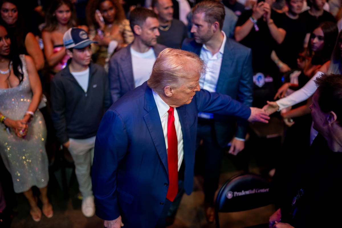 President Donald Trump attends UFC 316 at the Prudential Center in Newark, NJ., June 7, 2025. (Official White House Photo by Daniel Torok)