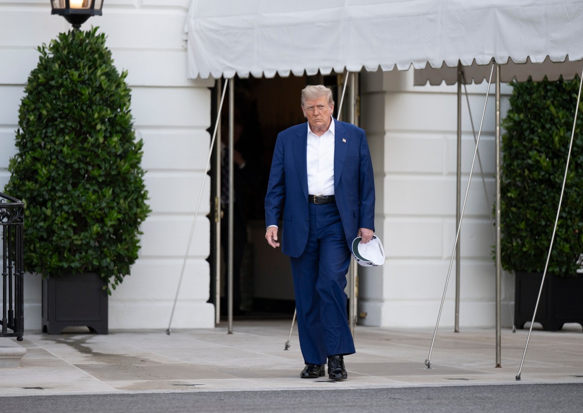 President Donald Trump boards Marine One on the South Lawn of the White House, Tuesday, June 24, 2025, en route to Joint Base Andrews for his trip to The Hague, Netherlands for the 2025 NATO Summit. (Official White House Photo by Molly Riley)
