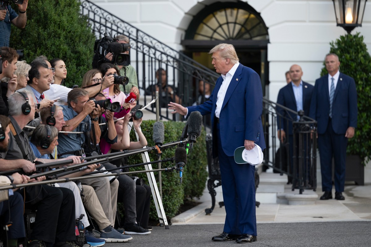 President Donald Trump boards Marine One on the South Lawn of the White House, Tuesday, June 24, 2025, en route to Joint Base Andrews for his trip to The Hague, Netherlands for the 2025 NATO Summit. (Official White House Photo by Molly Riley)
