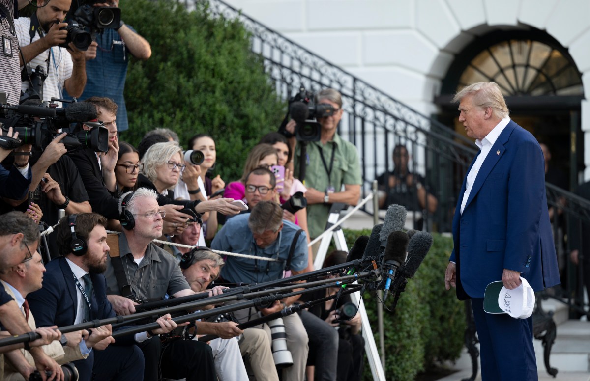 President Donald Trump boards Marine One on the South Lawn of the White House, Tuesday, June 24, 2025, en route to Joint Base Andrews for his trip to The Hague, Netherlands for the 2025 NATO Summit. (Official White House Photo by Molly Riley)