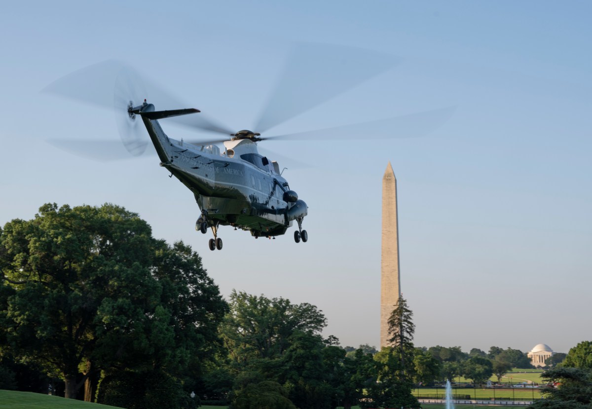 President Donald Trump boards Marine One on the South Lawn of the White House, Tuesday, June 24, 2025, en route to Joint Base Andrews for his trip to The Hague, Netherlands for the 2025 NATO Summit. (Official White House Photo by Molly Riley)
