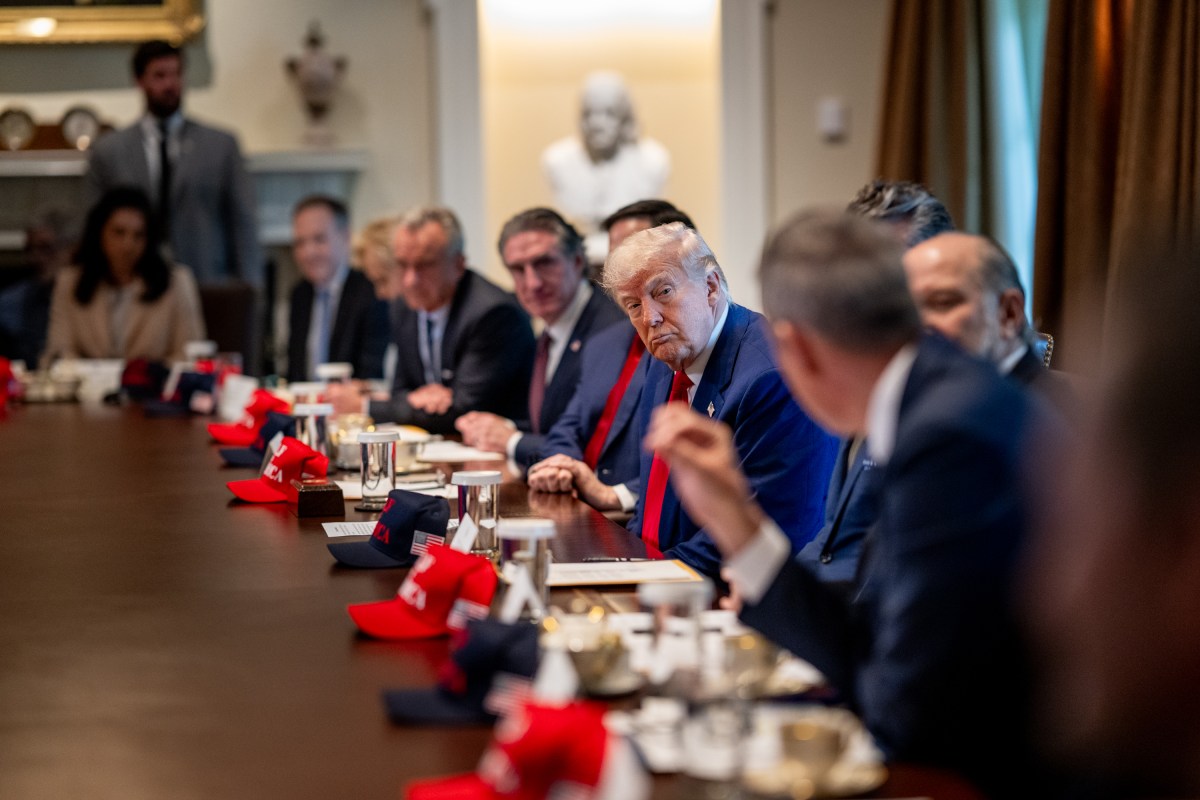 President Donald Trump holds a Cabinet meeting, Wednesday, April 30, 2025, in the Cabinet Room. (Official White House Photo by Molly Riley)