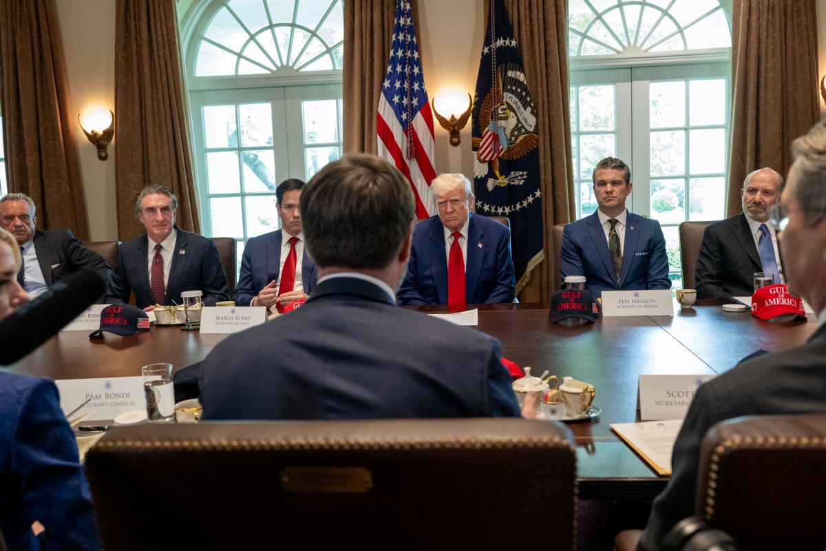 President Donald Trump holds a Cabinet meeting, Wednesday, April 30, 2025, in the Cabinet Room. (Official White House Photo by Molly Riley)